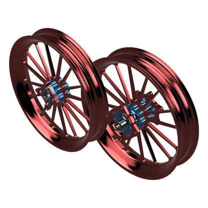 Front Rear Combo - 17" Flat Track Wheels